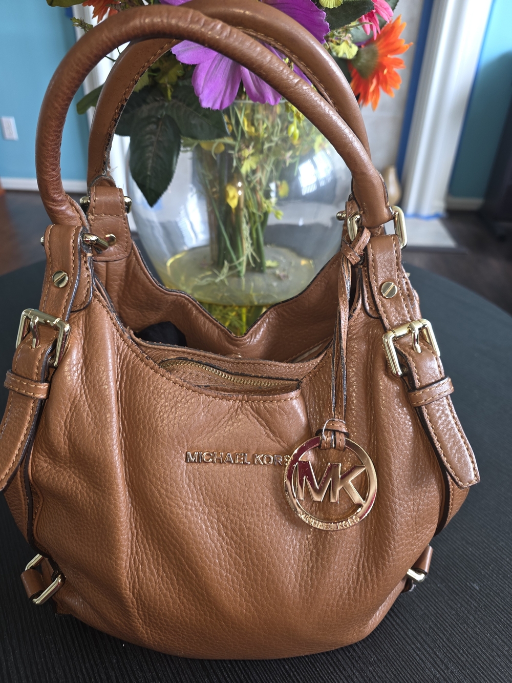 Michael Kors Brown Bedford MD Shoulder Bag